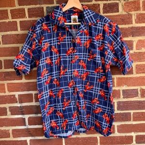 Men’s medium max boxxer USA lobster button up